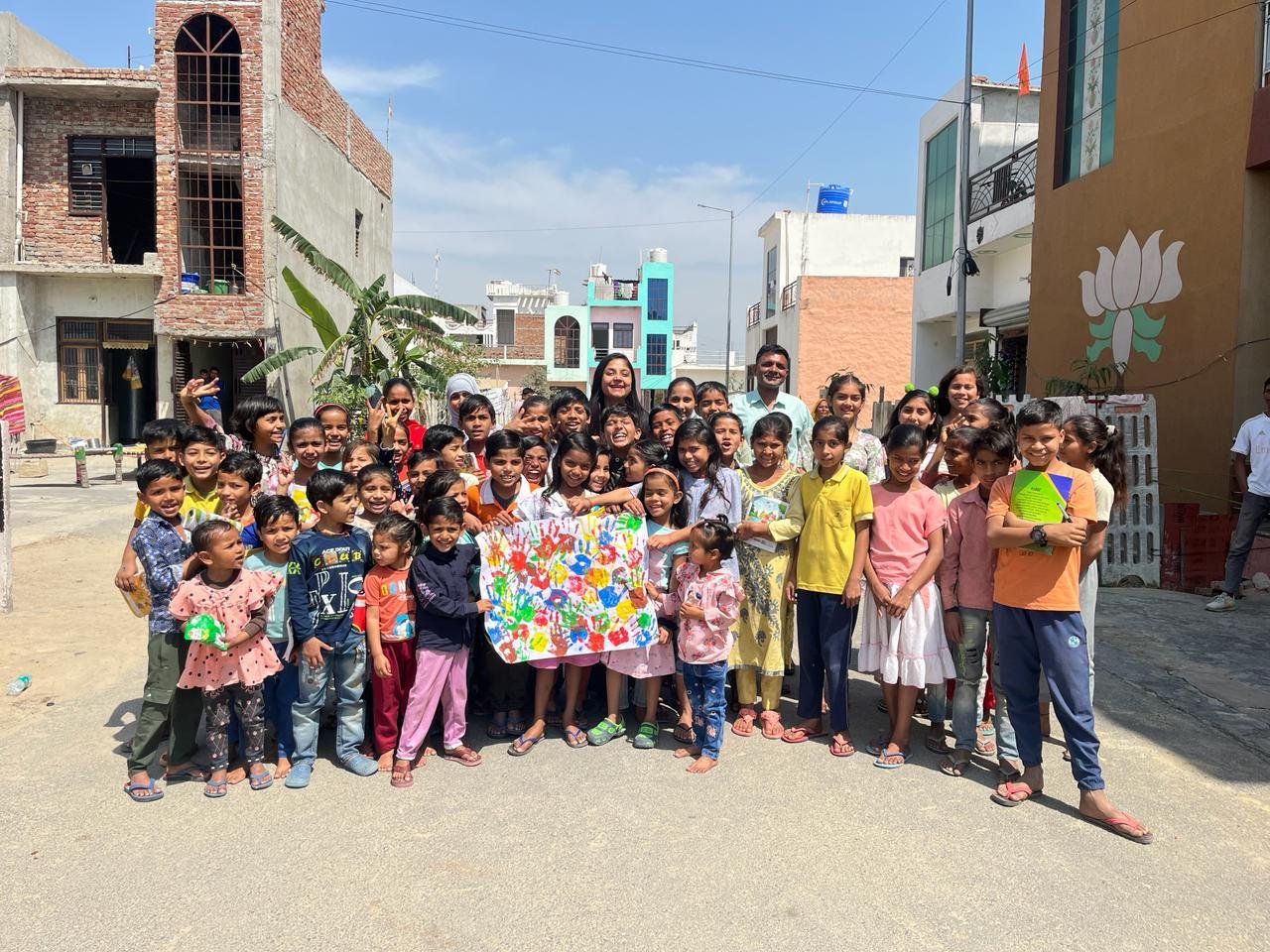 Community outreach with school children